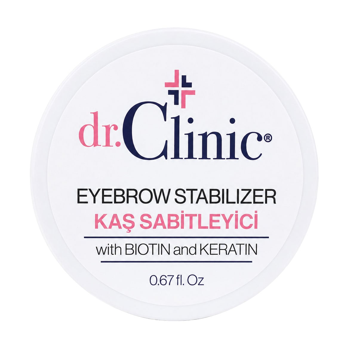 Гель-фіксатор для брів Dr.Clinic Eyebrow Stabilizer з біотином та кератином, 20 мл